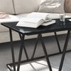 vidaXL Table basse Chêne noir 100 x 50 x 40 cm