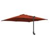 vidaXL Parasol de jardin Terre cuite 248,5 x 247,5 x 160 cm