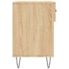 vidaXL Banc à chaussures chêne sonoma 102x35x55 cm bois d'ingénierie