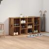 vidaXL Banc &agrave; chaussures avec &eacute;tag&egrave;re Bois ancien 103 x 30 x 54,5 cm