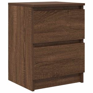 vidaXL Meuble TV ch&ecirc;ne marron 40x35x54 cm bois d'ing&eacute;nierie