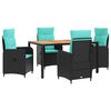 vidaXL Ensemble de repas ext&eacute;rieur 5 pc