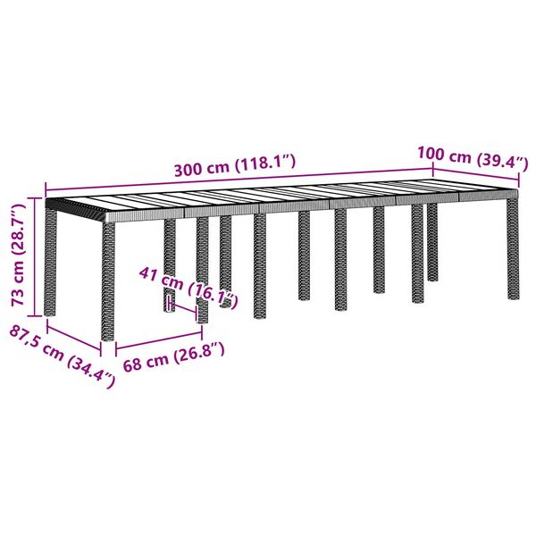 vidaXL Ensemble de salle &agrave; manger pour jardin 13 pcs Anthracite