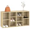 vidaXL Banc &agrave; chaussures Ch&ecirc;ne sonoma 103x30x55 cm Bois d&rsquo;ing&eacute;nierie