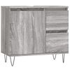 vidaXL Ensemble de meubles de salle de bain 3 pcs Sonoma gris