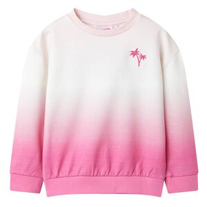 vidaXL Sweatshirt pour enfants rose clair 116