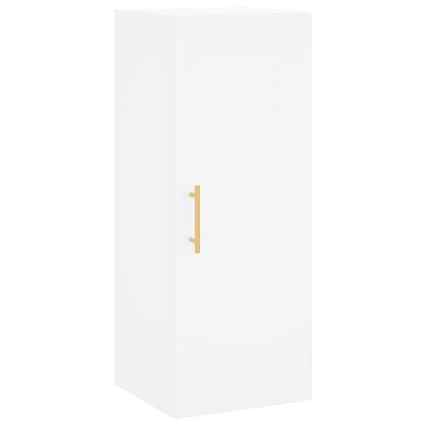 vidaXL Armoire murale blanc 34,5x34x90 cm
