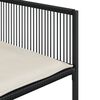 vidaXL Ensemble &agrave; manger de jardin 11 pcs coussins noir r&eacute;sine tress&eacute;e