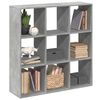 vidaXL &Eacute;tag&egrave;re s&eacute;paratrice de pi&egrave;ce gris b&eacute;ton 102x29x103,5 cm