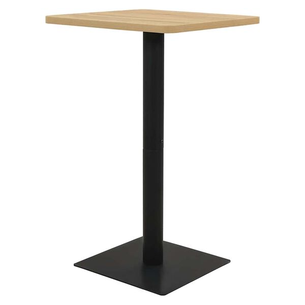 vidaXL Table de bistro Couleur chêne 78,5x78,5x107 cm