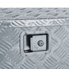 vidaXL Bo&icirc;te en aluminium 70 x 24 x 42 cm Trap&eacute;zo&iuml;dal Argent&eacute;
