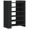 vidaXL Armoire &agrave; chaussures noir 74,5x37,5x100 cm bois d'ing&eacute;nierie