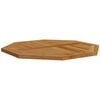 vidaXL Dessus de table 80x80x2,5 cm octogonal bois de teck massif
