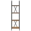 vidaXL &Eacute;tag&egrave;re Bois ancien 40 x 30 x 146 cm Bois d'ing&eacute;nierie