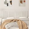 vidaXL T&ecirc;te de lit murale Blanc 166x3x63 cm Bois massif de pin