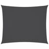 vidaXL Voile de parasol Tissu Oxford rectangulaire 3x4 m Anthracite