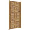 vidaXL Portail de jardin 100x175 cm en acier Corten, design carr&eacute;