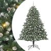 vidaXL Sapin de No&euml;l artificiel Vert 210 cm PVC, plastique et acier
