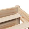 vidaXL Lit biblioth&egrave;que sans matelas 75x190 cm bois de pin massif