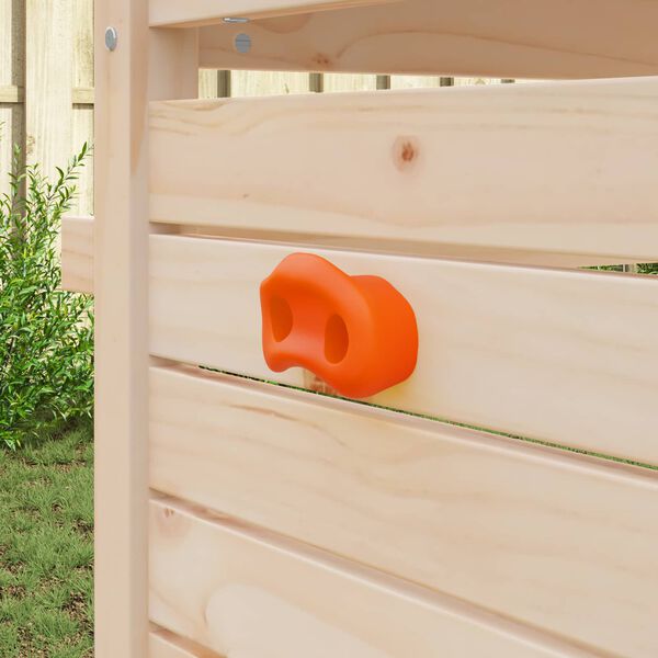 vidaXL Pr&eacute;hension d'escalade 2 pcs Orange 100 x 67 x 43 mm PP