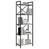 vidaXL &Eacute;tag&egrave;re Gris Sonoma 56 x 34 x 171 cm Bois d'ing&eacute;nierie