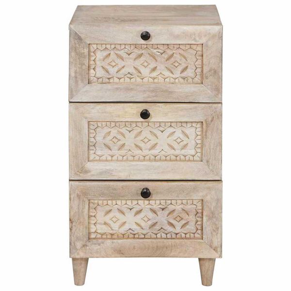 vidaXL Buffet avec tiroir Blanc 33,5 x 40 x 75 cm