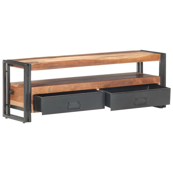 vidaXL Meuble TV 120x30x40 cm Bois solide