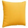 vidaXL Coussins de canap&eacute; 2 pcs Jaune clair 45 x 45 cm