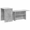 vidaXL Table console Gris b&eacute;ton 91,5 x 35 x 38,5 cm Bois d'ing&eacute;nierie