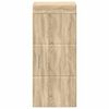 vidaXL Armoire murale de salle de bain avec &eacute;tag&egrave;re TULUM Ch&ecirc;ne Sonoma