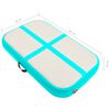 vidaXL Tapis gonflable de gymnastique avec pompe 60x100x20 cm PVC Vert