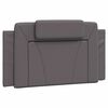 vidaXL Cadre de lit Viana sans matelas gris 100x200 cm similicuir