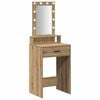 vidaXL Table de Toilette Marron 50 x 41 x 140 cm Bois d'ing&eacute;nierie