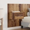 vidaXL T&ecirc;te de lit avec armoire 3 pcs Bois Ancien Bois d'ing&eacute;nierie
