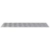 vidaXL Nez de marche Rectangulaire 4 pcs Argent&eacute; 80 x 30 cm Aluminium