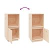 vidaXL Buffet 38x35x80 cm Bois de pin massif