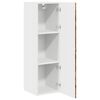 vidaXL Armoire de cuisine avec &eacute;tag&egrave;re Ch&ecirc;ne fum&eacute; 30 x 31 x 100 cm