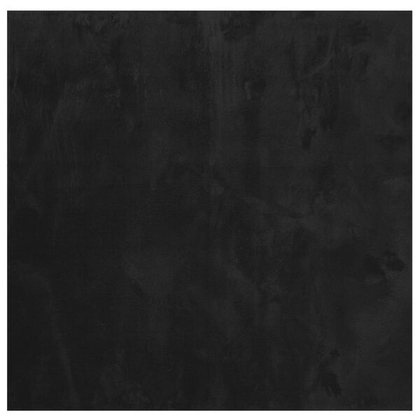 vidaXL Tapis HUARTE &agrave; poils courts doux et lavable noir 120x120 cm