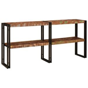 vidaXL Table console Multicolore 160 x 33 x 75 cm Bois Recyclé Solide