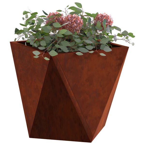 vidaXL Jardini&egrave;re Rouill&eacute; 30 x 30 x 30 cm