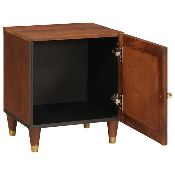 vidaXL Cabinet de chevet 2 pcs Marron 40 x 33,5 x 46 cm