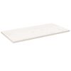 vidaXL Dessus de table blanc 110x60x2,5 cm bois de pin massif
