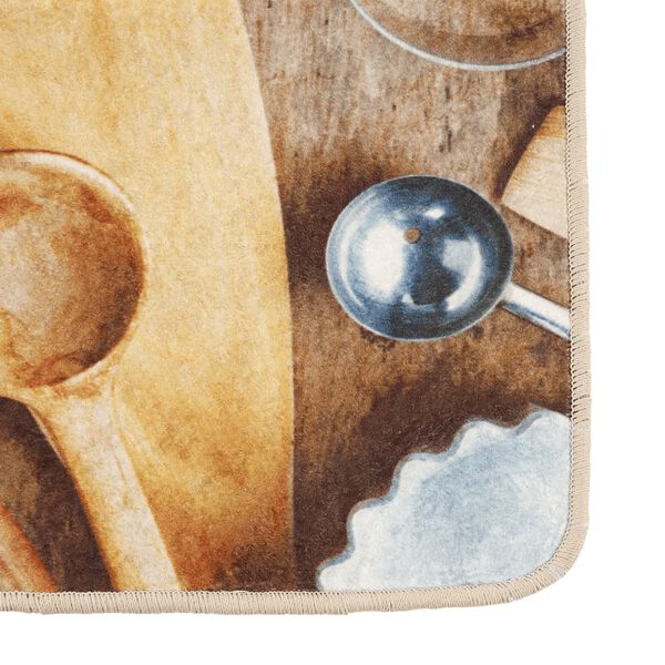 vidaXL Tapis de cuisine multicolore 60x180 cm lavable