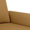 vidaXL Ensemble de canap&eacute;s 2 pcs avec coussins marron velours
