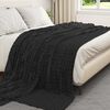vidaXL Jet&eacute; Noir 270 x 240 cm Toison