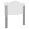 vidaXL T&ecirc;te de lit Gris Sonoma 75 cm Bois d'ing&eacute;nierie