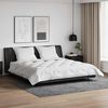 vidaXL Couette avec oreiller 3 pcs Blanc Microfibre