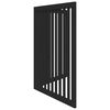 vidaXL Barri&egrave;re pour chien pliable 2 panneaux noir bois de peuplier