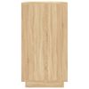 vidaXL Buffet ch&ecirc;ne sonoma 80x34x75 cm bois d'ing&eacute;nierie