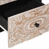 vidaXL Buffet Blanc 40 x 33,5 x 75 cm Bois de mangue massif